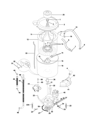 Motor / tub