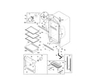 Kenmore 25323024100 cabinet diagram