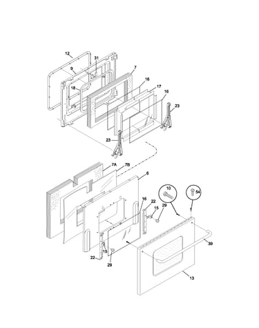 Oven door