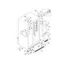 Kenmore 25353714300 cabinet diagram