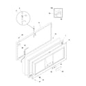 Frigidaire FFC15C7AW3 door diagram