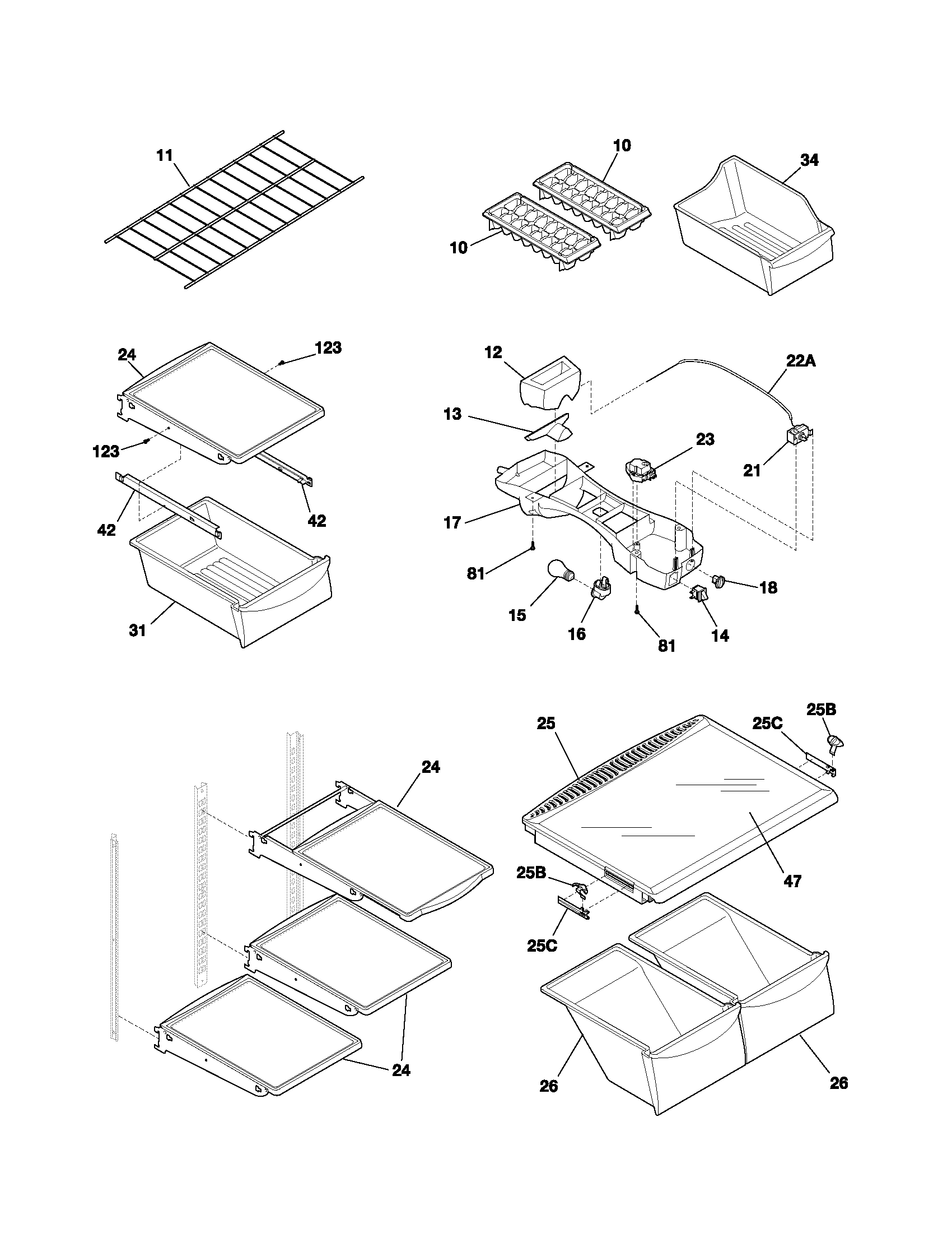SHELVES
