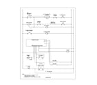 Frigidaire FEF365BXCWA wiring schematic diagram