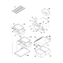 Frigidaire FRT21LR7AQ7 shelves diagram