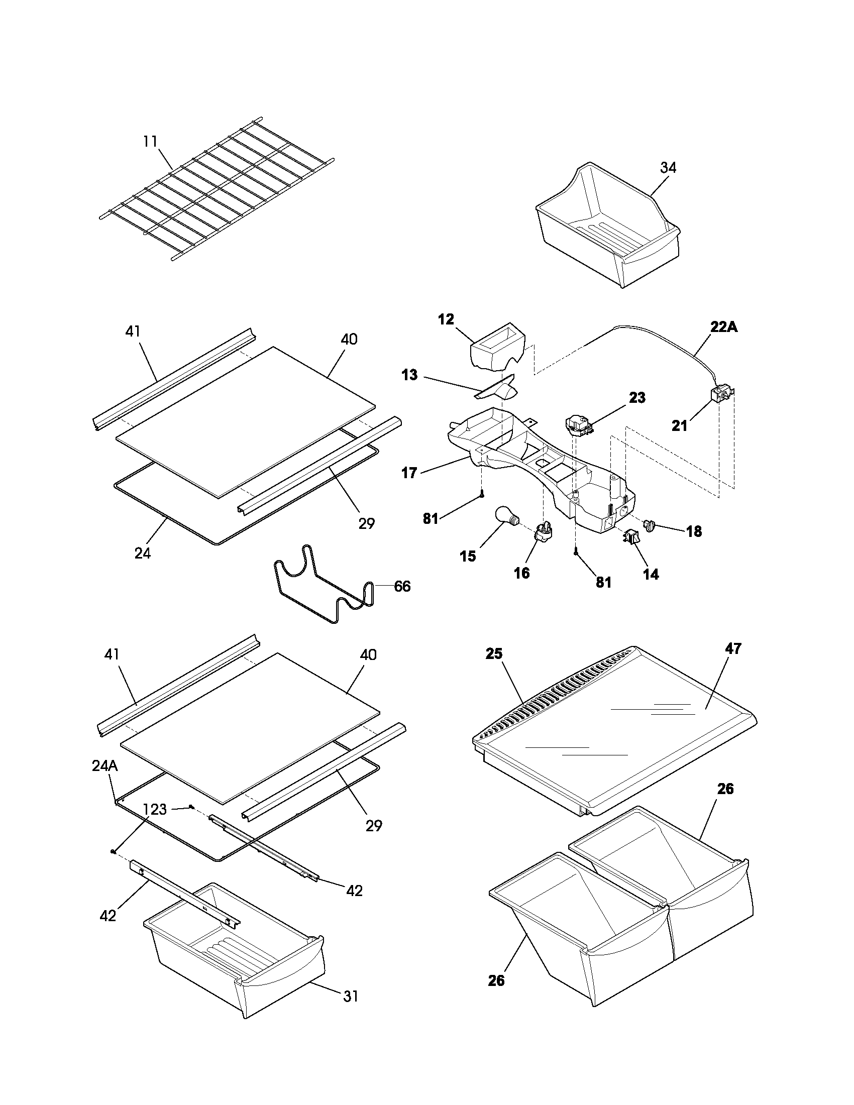 SHELVES