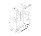 Frigidaire FRS26BH6CB0 cabinet diagram