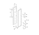 Frigidaire PLHS267ZCB0 freezer door diagram