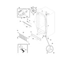 Frigidaire FFU14C3CW0 cabinet diagram