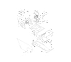 Kenmore 41794802300 motor/blower/belt diagram