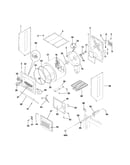 Upper cabinet/drum/heater
