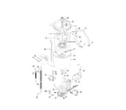 Kenmore 41794862300 motor/tub diagram
