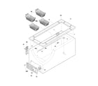 Frigidaire FFC13C6CW0 cabinet diagram