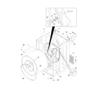 White-Westinghouse SGR341AS3 cabinet diagram