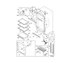 Frigidaire FFU20IC8CW0 cabinet diagram