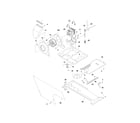 Kenmore 41793702201 motor/blower/belt diagram