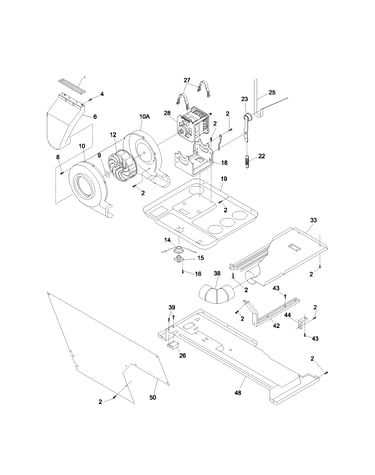 Motor/blower/belt