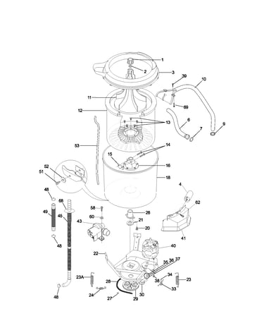 Motor/tub