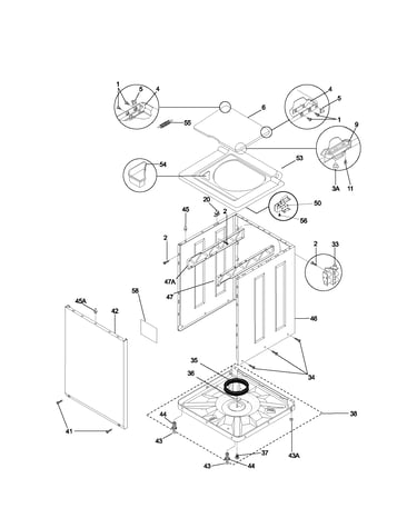 Lower cabinet/top