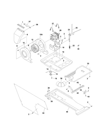 Motor/blower/belt