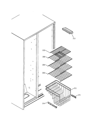 Freezer shelves