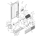 RCA RSG22IBMDFWW sealed system & mother board diagram