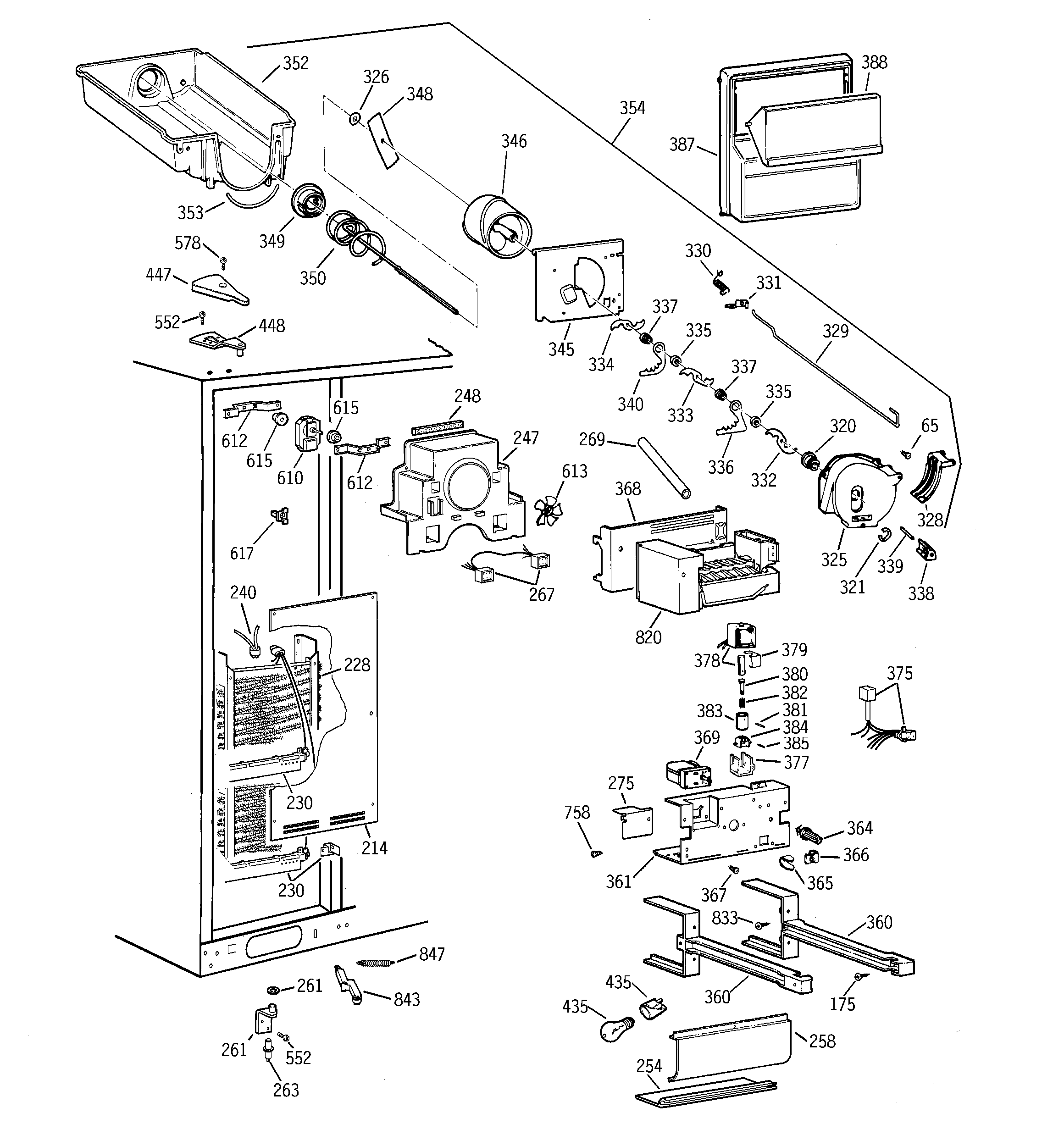 Freezer section