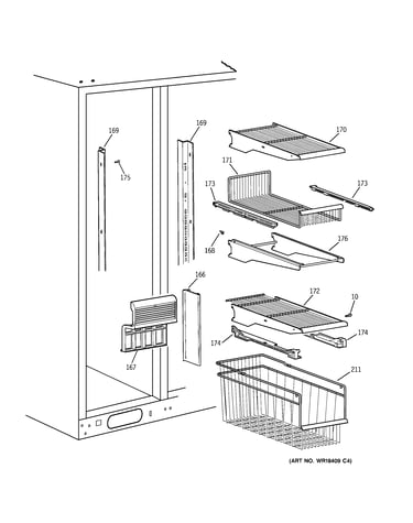Freezer shelves