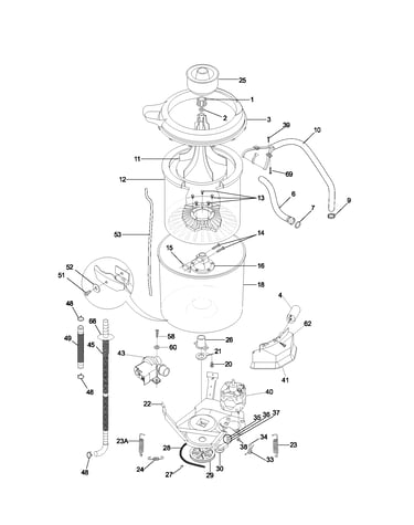 Motor/tub