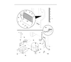 Frigidaire FFU17FC8CW0 system diagram