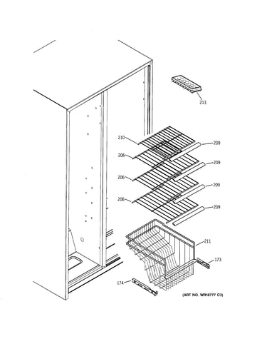 Freezer shelves