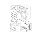 Kenmore 25323024101 cabinet diagram