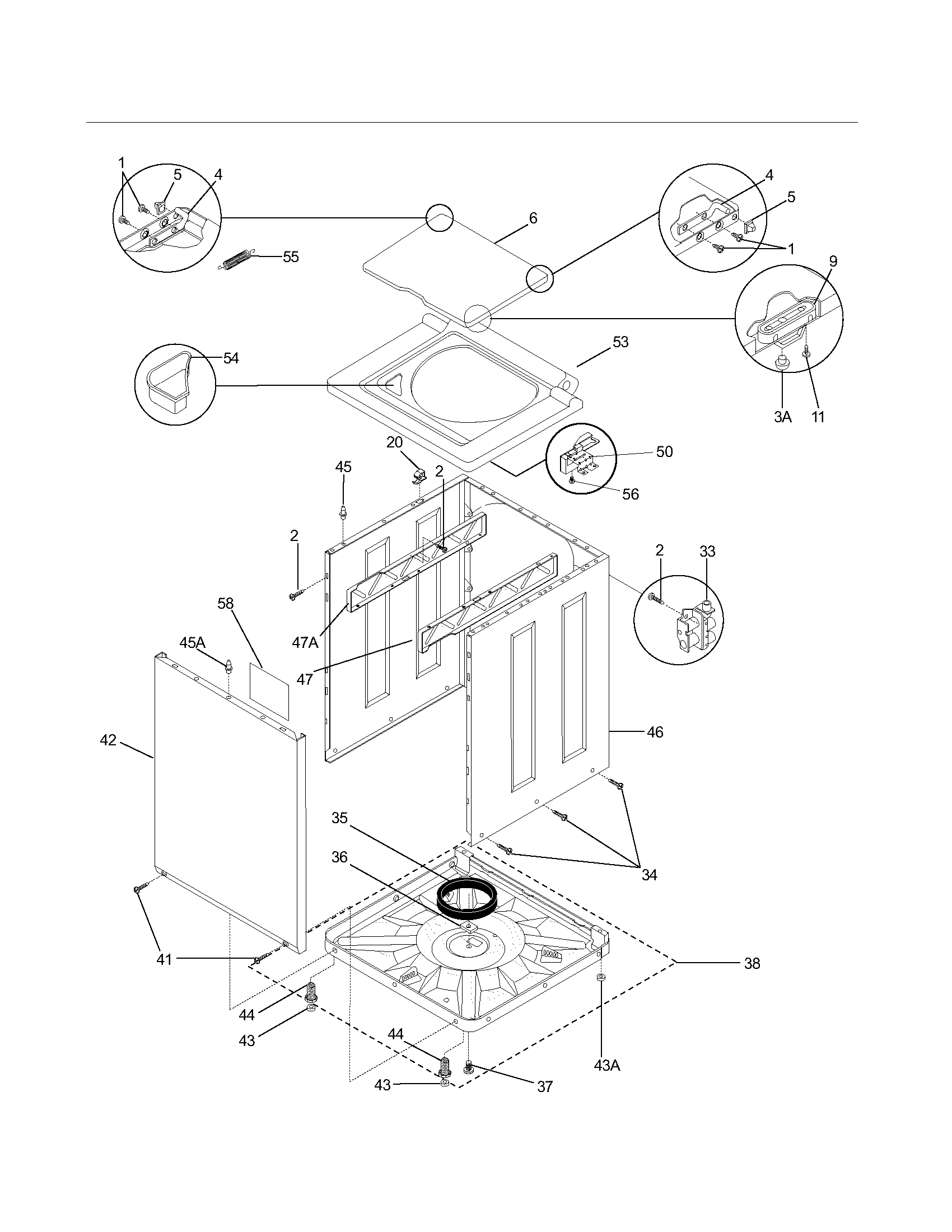 Lower cabinet/top