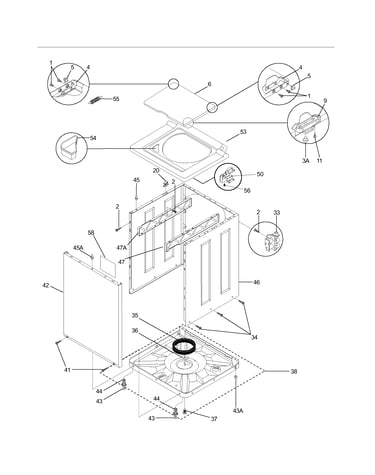 Lower cabinet/top