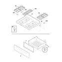 Frigidaire GSG3PZCSA top/drawer diagram