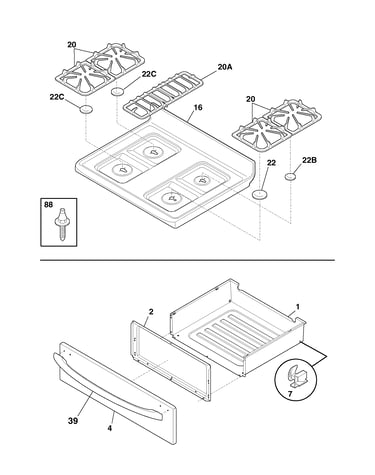 Top/drawer