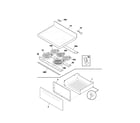 Kenmore 79095680301 top/drawer diagram