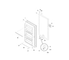 Frigidaire FFU12C2CW1 door diagram