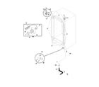 Frigidaire FFU12C2CW1 cabinet diagram