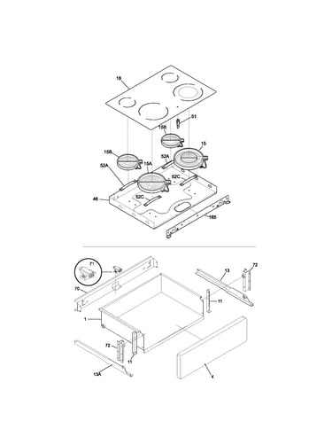 Top/drawer