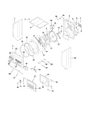 Upper cabinet/drum/heater