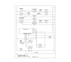 Frigidaire FEFL74ASF wiring schematic diagram