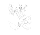 Frigidaire FEZ831AS2 motor/blower/belt diagram