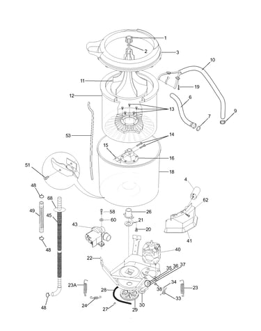 Motor/tub