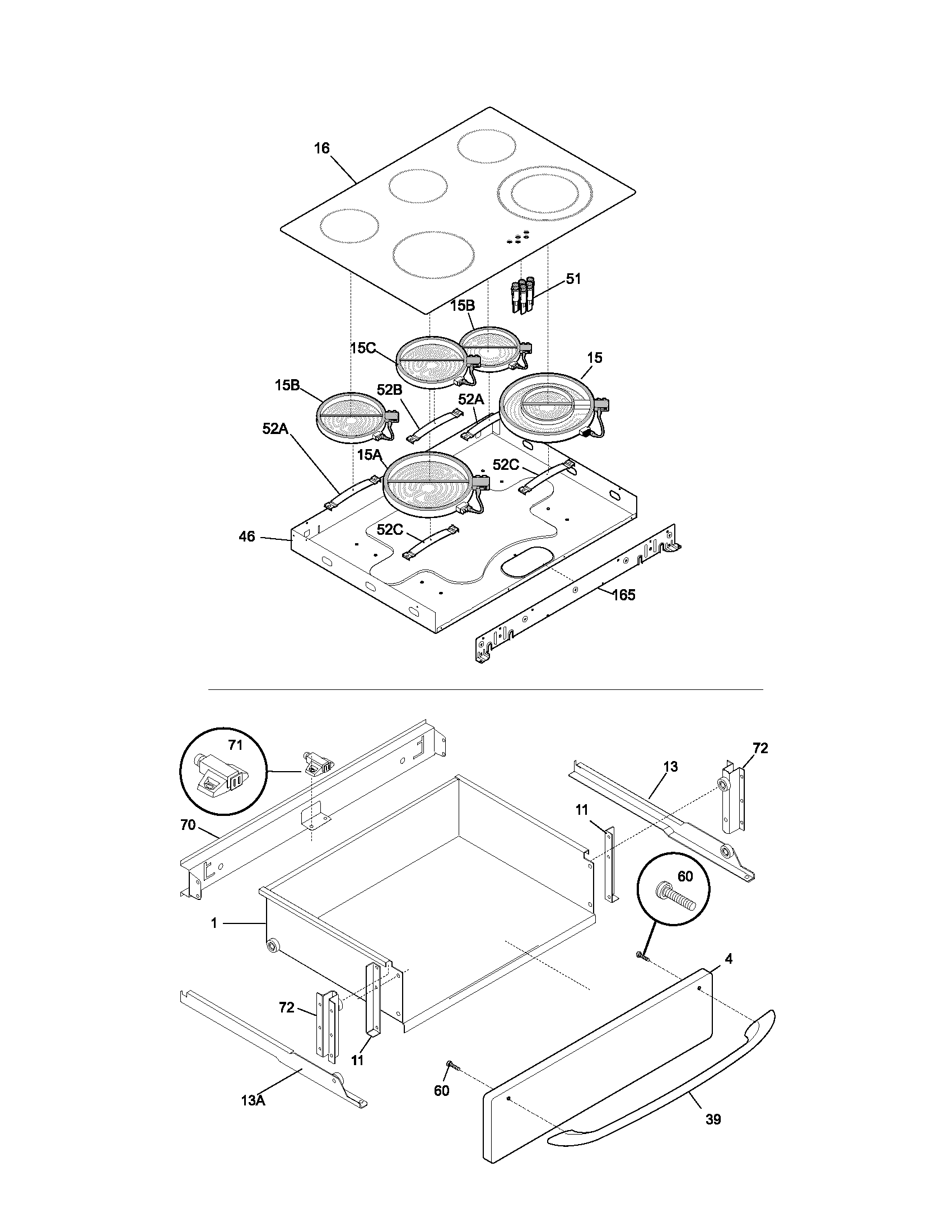 Top/drawer