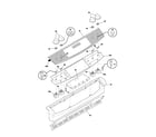 Frigidaire PLES389DCA backguard diagram