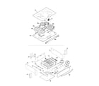 Frigidaire PLES389DCA top/drawer diagram