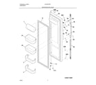 Frigidaire GLHS237ZCW1 refrigerator door diagram