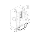 Kenmore 25353684300 cabinet diagram