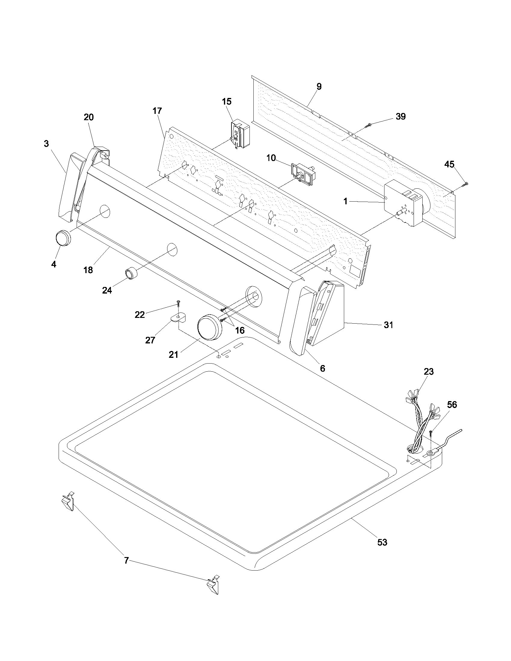 Controls/top panel