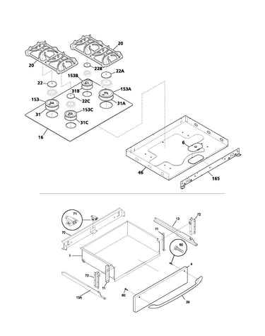 Top/drawer